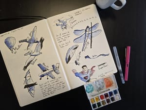 Draw With Me - Flying